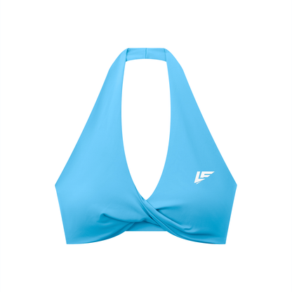 LF Women's Pleated Halter Sports Bra