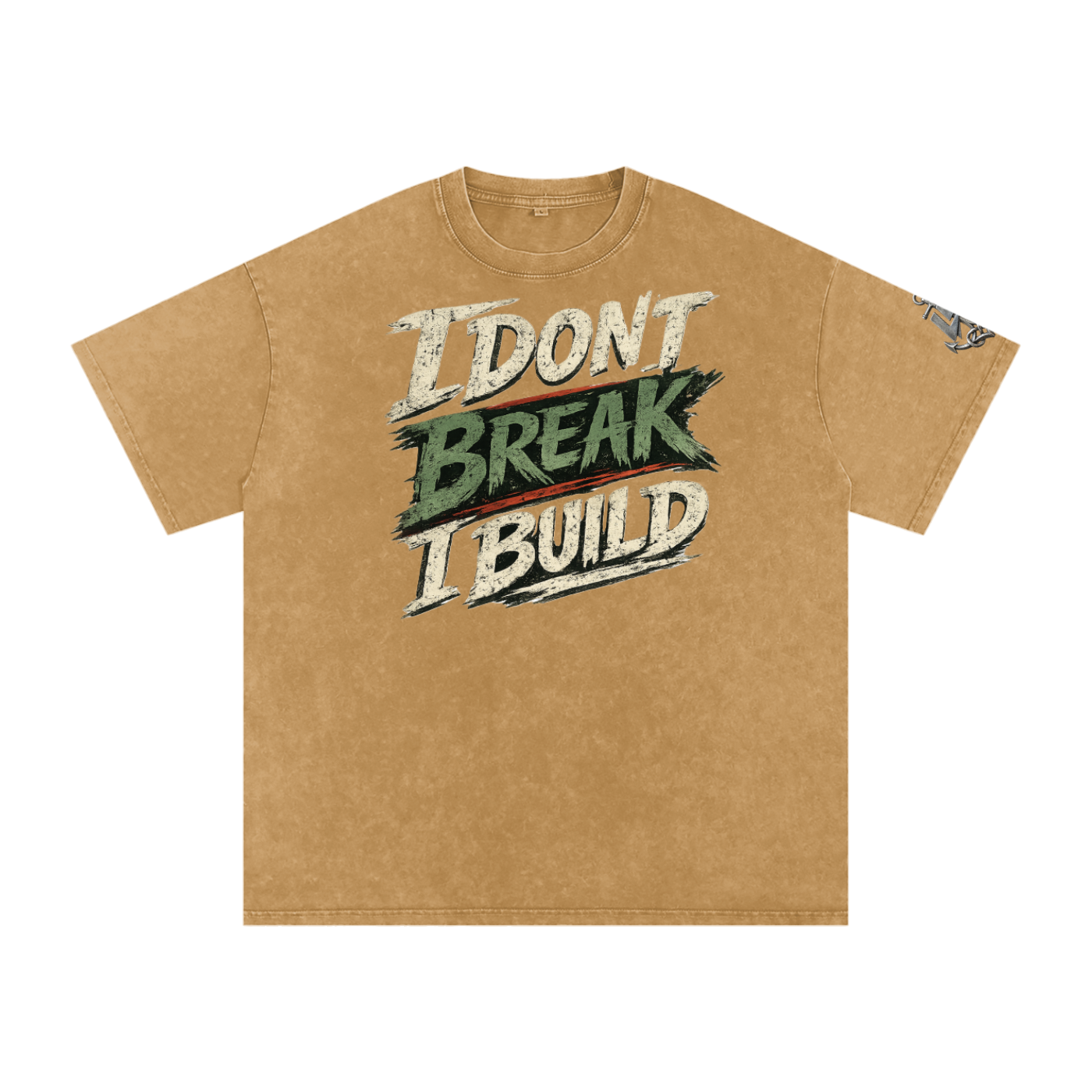 I Don’t Break I Build Oversized Cotton T-Shirt