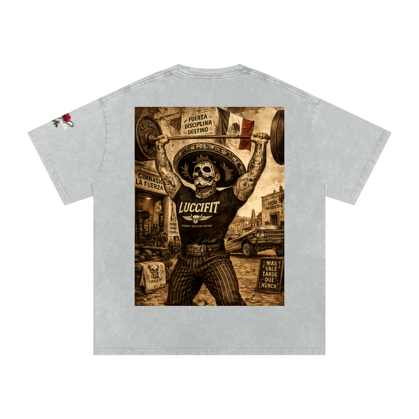 Viva La Mexico Oversized Cotton T-Shirt