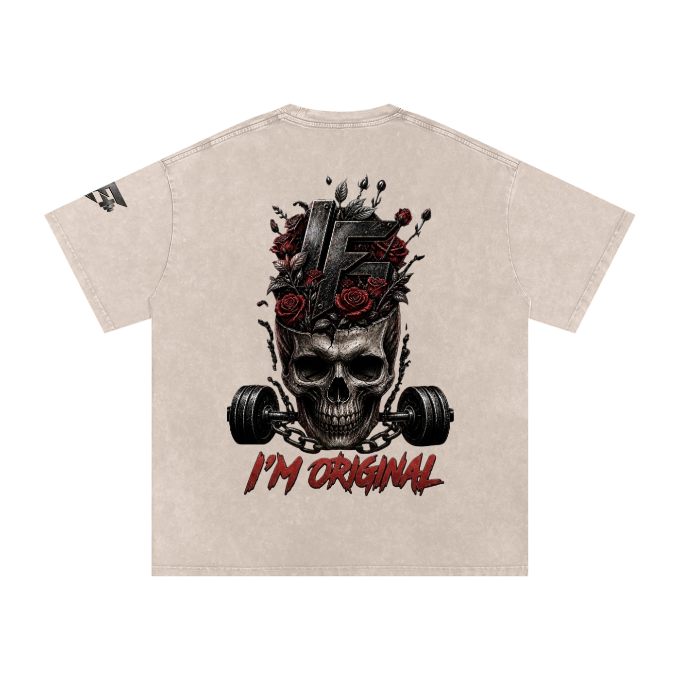 I’m Original Snow Washed Oversized Cotton T-Shirt