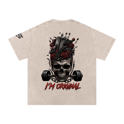 I’m Original Snow Washed Oversized Cotton T-Shirt
