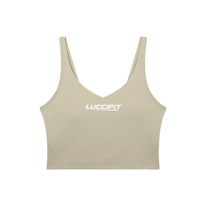 LF Women's V-Neck Yoga Sports Bra