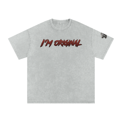 I’m Original Snow Washed Oversized Cotton T-Shirt