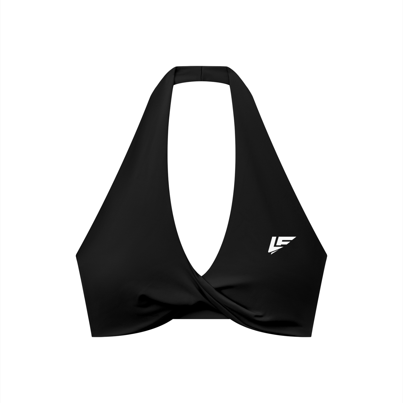 LF Women's Pleated Halter Sports Bra
